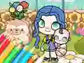 Spēle Coloring Book: Avatar World Babycare online
