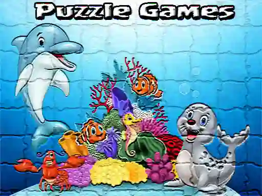 Spēle Puzzle Cartoon Kids Games online