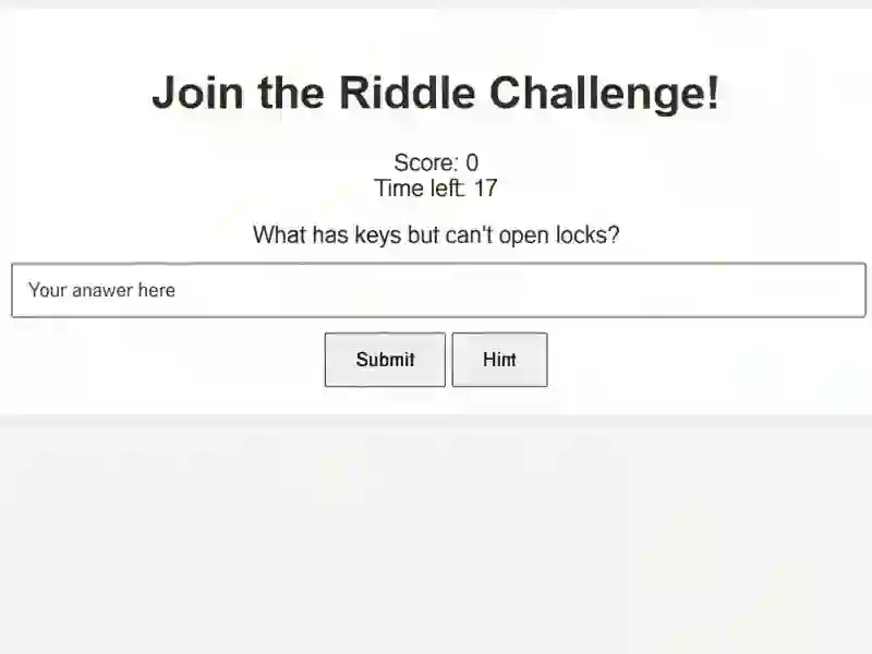 Spēle Riddle Challenge online