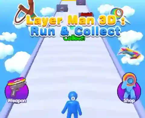 Spēle Layer Man 3d Run Collect online