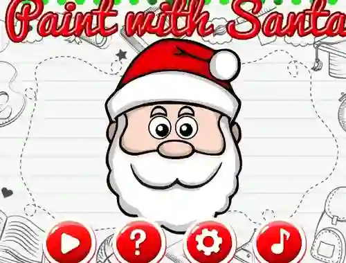 Spēle Paint With Santa online