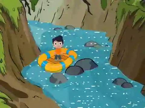 Spēle Rescue the Cute Boy from River online