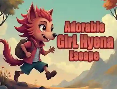 Spēle Adorable Girl Hyena Escape online