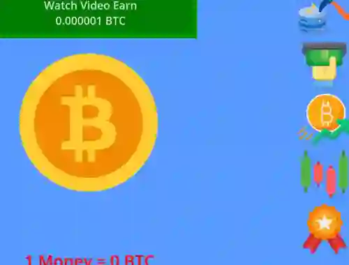 Spēle Bitcoin Clicker Game online
