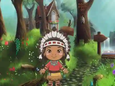 Spēle Girl Reach Thanksgiving Land online