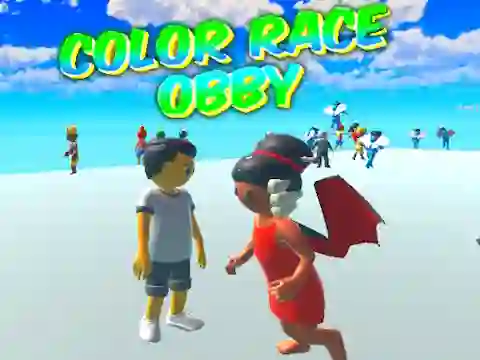 Spēle Color Race Obby online