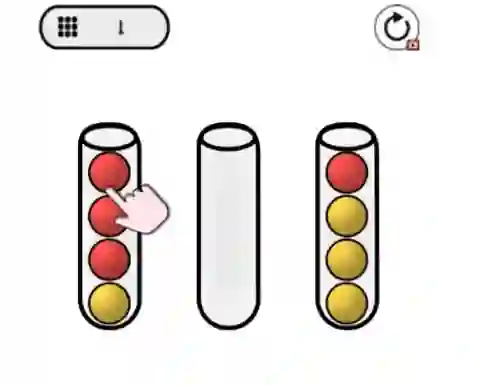 Spēle Balls Sorter online