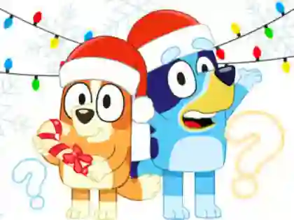 Spēle Kids Quiz: Bluey Christmas Quiz online