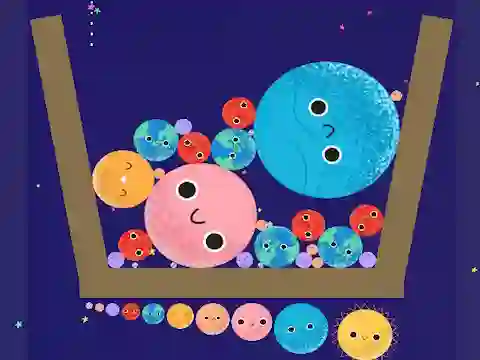 Spēle Merge Planets online