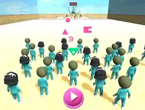 Spēle Squid Game Race 3d online