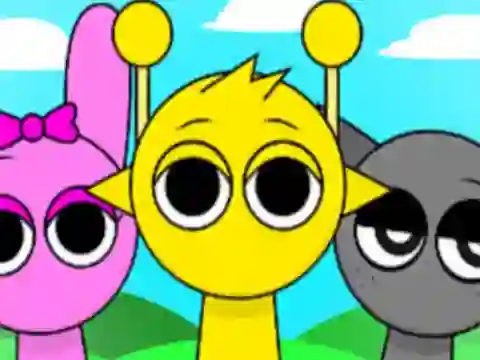 Spēle Sprunki Spot the 5 Differences online