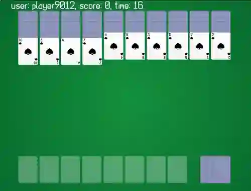 Spēle Spider Solitaire Classic Ver online
