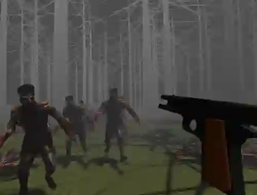 Spēle Zombies in a Forest online