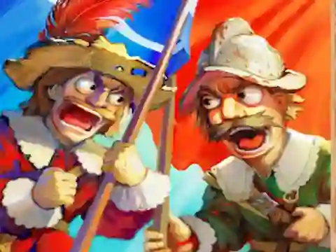 Spēle Musketeers Gunpowder vs Steel online