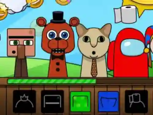 Spēle Sprunki: Monsters online