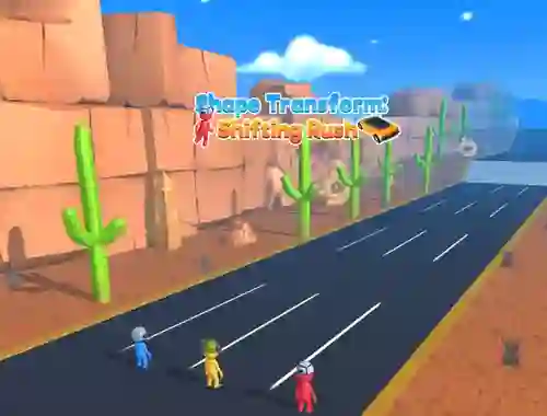 Spēle Shape Transform: Shifting Rush online