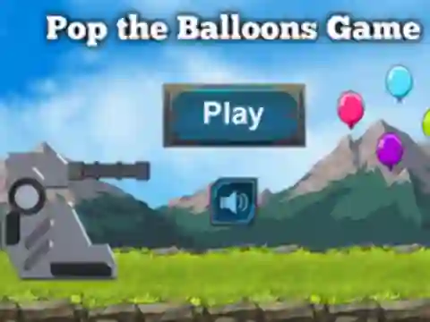 Spēle Pop The Balloons Game online