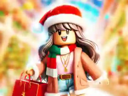 Spēle Jigsaw Puzzle: Roblox Christmas Mall online