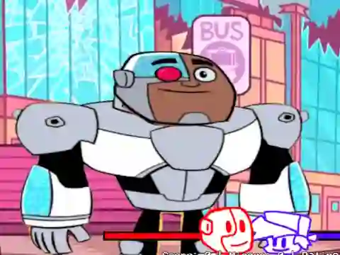 Spēle Friday Night Funkin' vs Cyborg: Full Week online