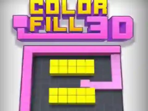 Spēle Color Fill 3D online