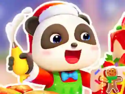 Spēle Jigsaw Puzzle: Baby Panda Christmas Chef online