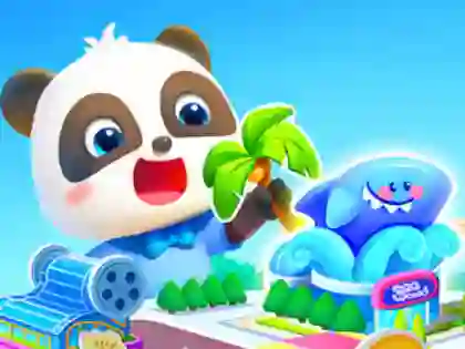 Spēle Jigsaw Puzzle: Baby Panda's Dream Town online