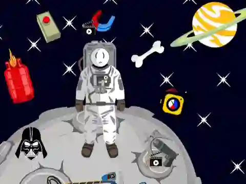 Spēle Stickman in Space online