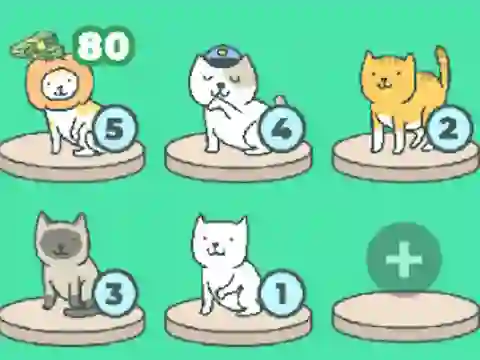 Spēle Meow Merge online