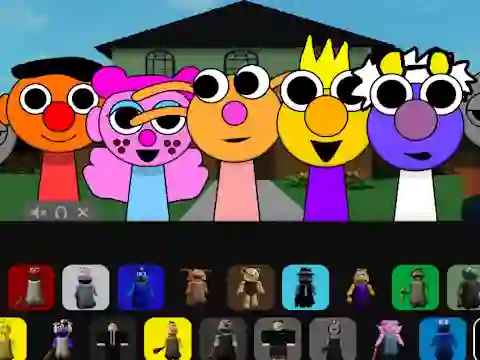 Spēle Sprunki Puppet online