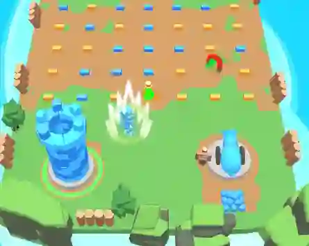 Spēle Tower Clash: Collect Bricks online