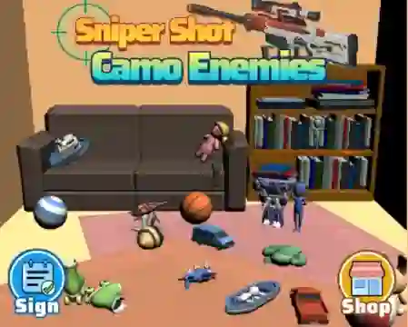 Spēle Sniper Shot Camo Enemies online