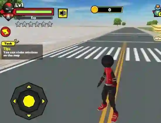 Spēle Stick Rope Hero online