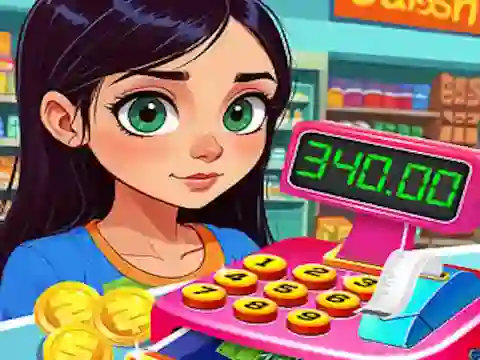 Spēle Supermarket Shopping For Kids online