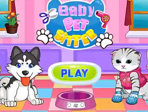 Spēle Baby Pet Sitter online