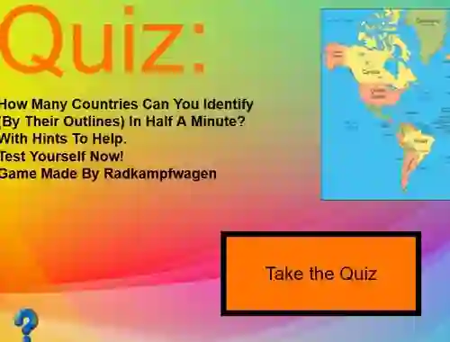 Spēle 30s Country Quiz online