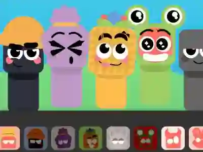 Spēle Sprunbox: The Qoobies online