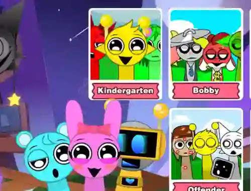 Spēle Incredibox Party Frozen Sprunki Beat online