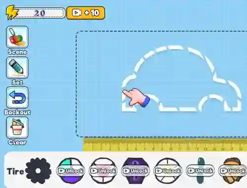 Spēle Draw Your Car online