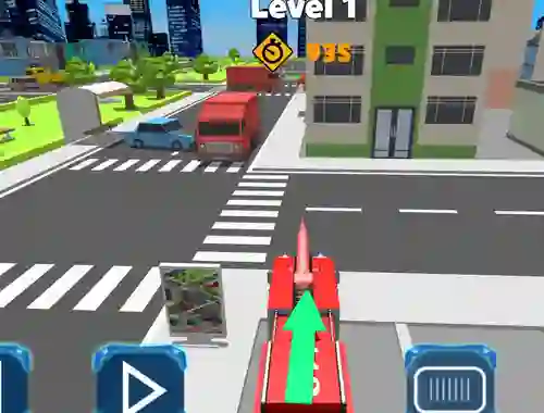 Spēle Fire Truck Rescue Driving online