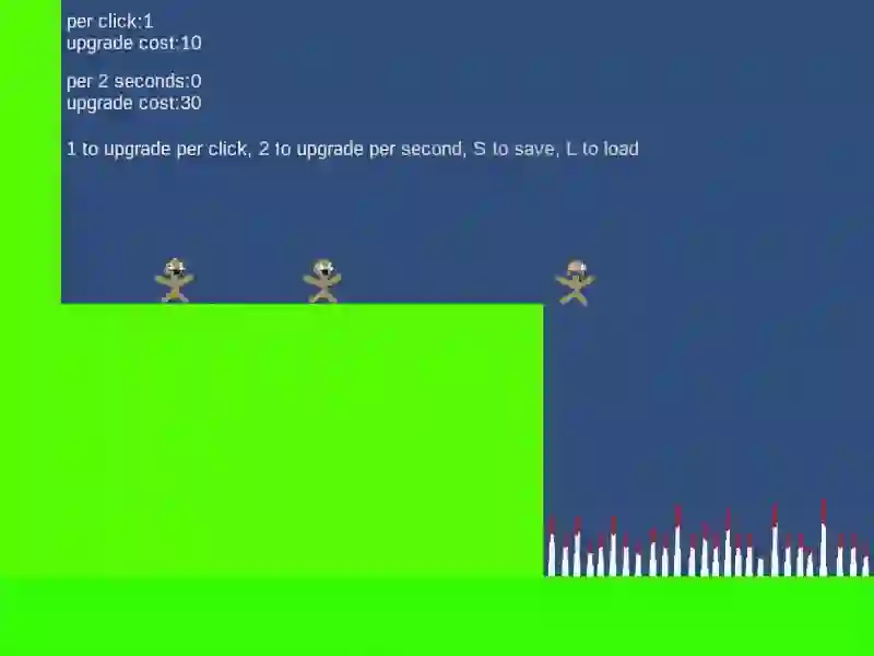Spēle Push People Off a Cliff Clicker online