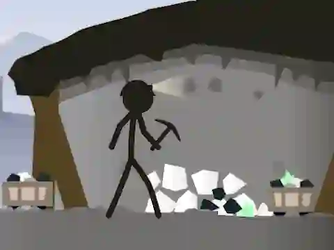 Spēle Stickman Mining Simulator online