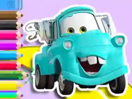 Spēle Coloring Book: Mater Cars online