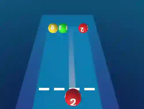 Spēle Merge The Balls 2048 Billiards! online