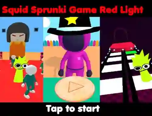 Spēle Squid Sprunki Game Red Light online