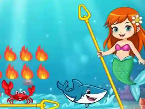 Spēle Princess vs Shark online