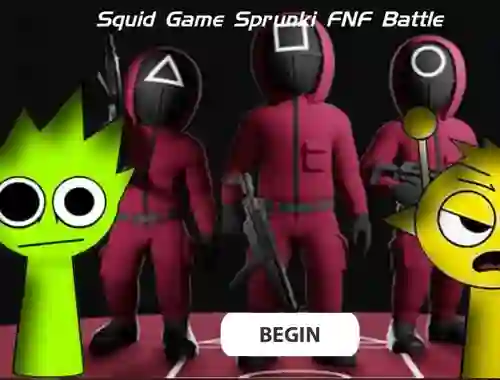 Spēle Squid Game Sprunki Fnf Battle online