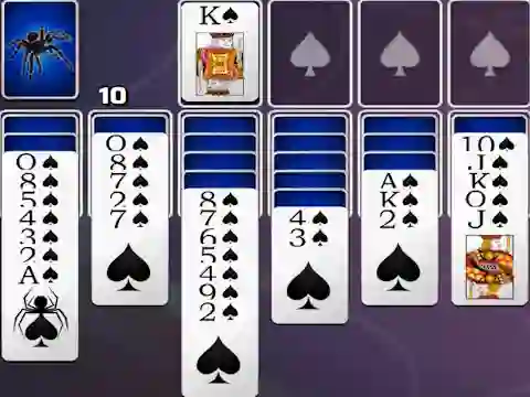 Spēle Spades Spider Solitaire online