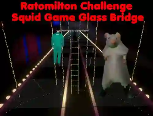 Spēle Rato Milton Challenge Squid Game Glass Bridge online