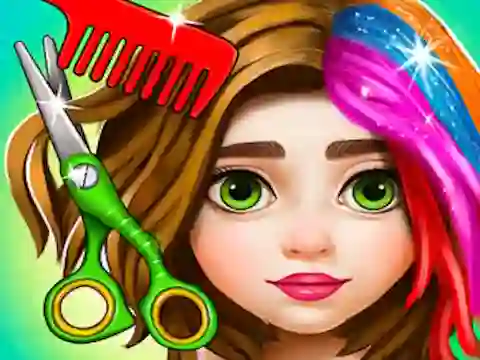 Spēle Hair Salon & Dress Up Girl online