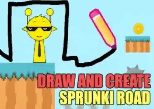 Spēle Draw And Create Sprunki Road online